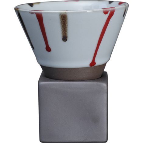 Mug à café en céramique verte de style japonais pour latte (1/5)
