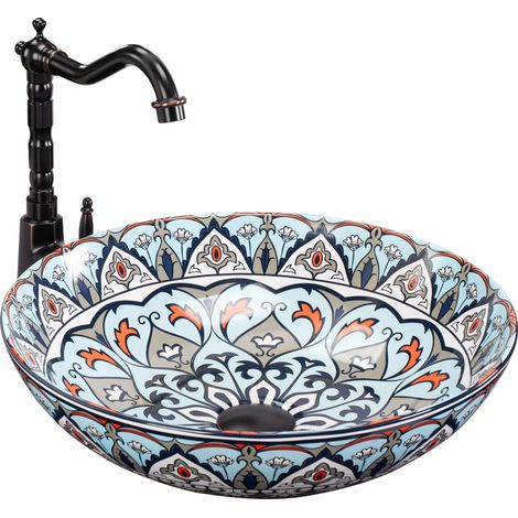REA – Vasque à poser céramique sanitaire 400x400mm – Hauteur 120mm – Profondeur 100mm – Trou de vidange 45mm – Montage à poser