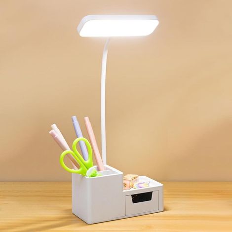 Pilzlampe – Tischlampe mit gestreiftem Glas – Nachttischlampe – Schlafzimmer – Wohnzimmer – Café – Büro – Inkl. Leuchtmittel – Geschenk für Mädchen (1/5)