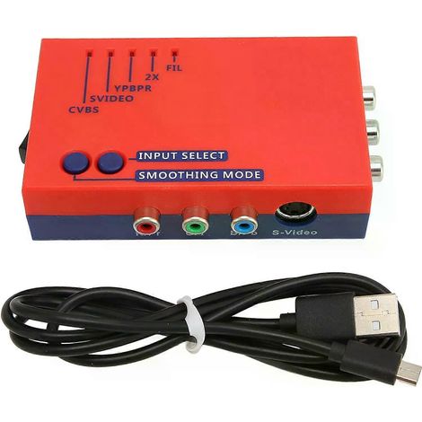 Convertisseur d'interface multimédia HD AV vers interface multimédia HD pour RetroScaler2x, convertisseur pour consoles de jeux N64 pour hôte SFC - JXLGV (1/5)