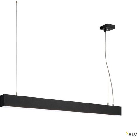 Suspension profilée GLENOS 1m noir SMD LED 52W 4000K - SLV - 1001403 (1/5)
