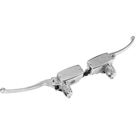 Hydraulischer Brems- und Kupplungs-Hauptzylinder mit Hebel, universell für Motorräder, 7/8-Zoll-Lenker, kompatible Steuerpumpe. (1/5)