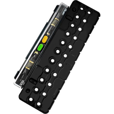 Gabarit multifonctionnel pour quincaillerie d'étagères et d'armoires, précision de perçage de 5 mm (1/4 po) pour le travail du bois (1/5)