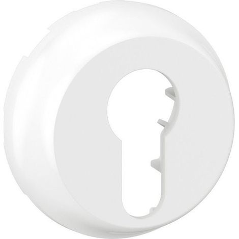 Enjoliveur pour poussoir à clé - 3 positions - Céliane 2024 - CB0072 - Legrand - Blanc (1/2)