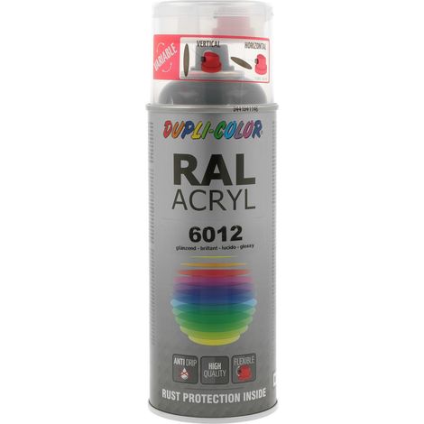PEINTURE ACRYL RAL6012 NOIR VERT BRILLANT 400ML DUPLI COLOR