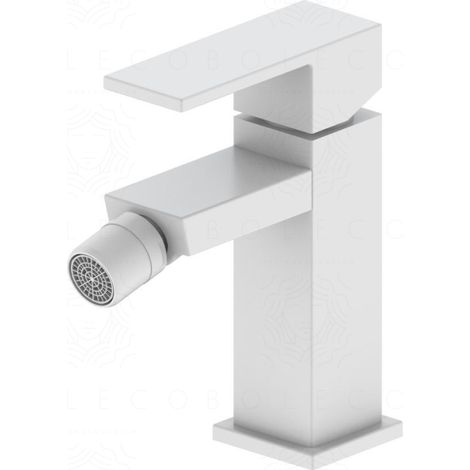 Rubinetto bidet monocomando Minerva – bianco opaco (1/5)