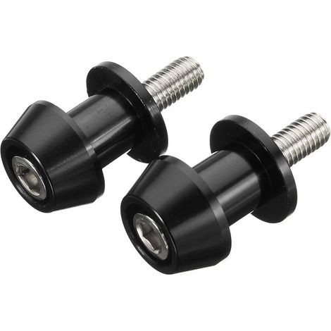 Lot de 2 bras oscillants CNC M6 X1,5 pour moto Fz01 Fz03 Fz09 Fz10 Yzf R1 R3 R6 R25 R125 R1000 R6S Fz1 Fz6 Fz8 Fzs1000 Fzs1000 Fzzs S600 Noir (1/5)