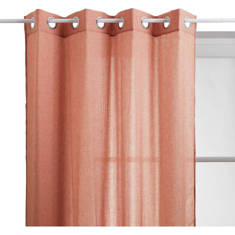 Telo paxta 135x240cm terracotta - Atmosphera créateur d'intérieur