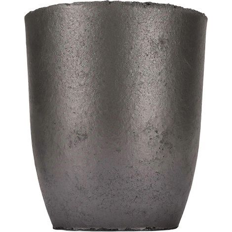Creusets en carbure de silicium et graphite pour fonderie, pour la fusion, le moulage et le raffinage de l'aluminium, de l'or, de l'argent, du cuivre, du fer et du zinc. Neufs, lot de 3. (1/5)