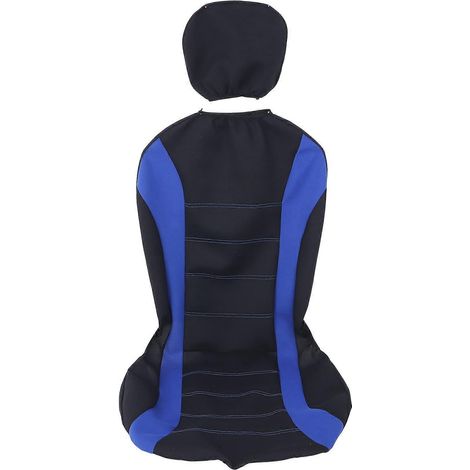 Housses de siège avant pour voiture, housse de siège baquet sport Ready, housses de siège automobile (noir + bleu) (1/5)