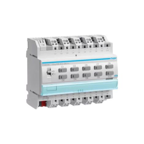 Hager Schaltaktor Jalousieaktor 10/5-fach 16A KNX REG TYA610C (1/2)