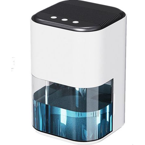 Déshumidificateur électrique 2000ml – Silencieux pour caves et armoires – Réservoir 2L – Système d'arrêt automatique – Indicateur de niveau d'eau (1/5)