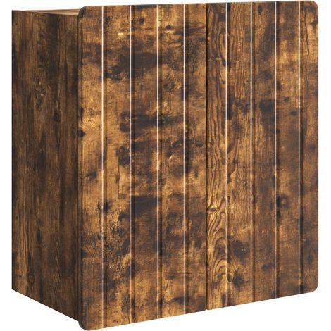 Wandschrank Geräucherte Eiche 59 x 31 x 64 cm Holzwerkstoff vidaXL