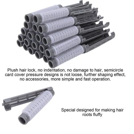 Ensemble de 20 fers à friser, kit d'outils de coiffure pour usage domestique. (1/4)