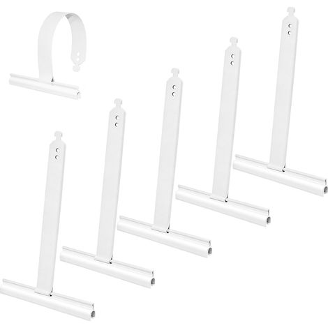 Lot de 5 Attache Volet Roulant, 150x100 mm Attache Tablier Volet Roulant, Ressort de Suspension, Crochets à ressort de sécurité (1/5)