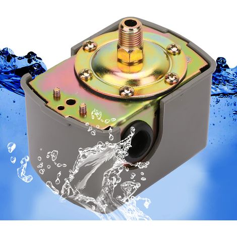 Pressostat de pompe à eau 0,8-5,0 bar, réglable, double ressort, G1/4" (1/5)