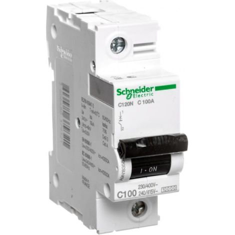 C120N 1P 100A C 10000A 24 0/415V Disjoncteur - A9N18358