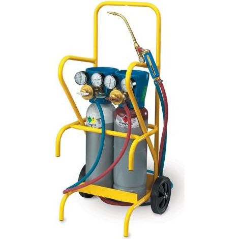Poste à souder oxyflam petit prodige – Autogène bi-gaz – Léger et compact – Bouteilles Oxygène 500L et Acétylène 400L – Henderson
