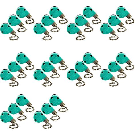 Lot de 30 interrupteurs pour ventilateur de plafond à 3 vitesses et 4 fils, avec tirette Zing Ear ZE-268S6. Interrupteur de remplacement pour variateur de vitesse. (1/5)