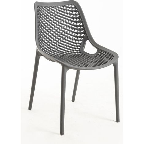 Sillas Comedor - Silla Kusin - Gris oscuro