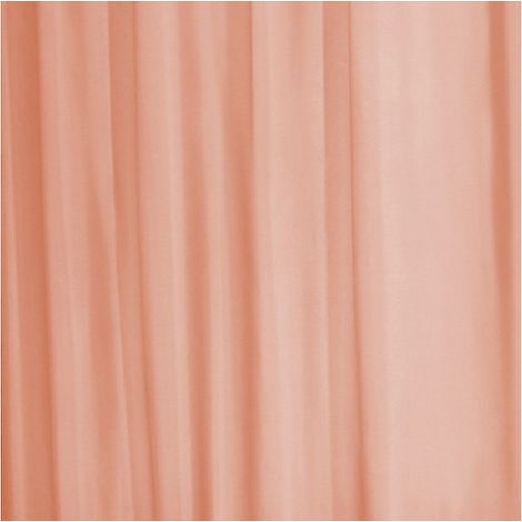 191026 Rideau de douche en polyester RILUX 180 x 200 cm avec 12  anneaux inclus  Couleur: Rose