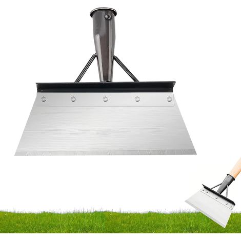 Pelle de Nettoyage Multifonctionnelle, Multifonctionnel Outil de Jardin 30 X 11 cm sans Manche en Bois, Binette Jardinage pour Mauvaises Herbes et Mousse, Déglaçage, Maison, Agricole (1/5)