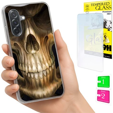 Custodia per Samsung Galaxy A36 / A56, cover fotografica, cover posteriore + vetro 9H (1/5)