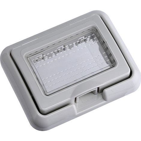 ETTROIT MT2703 Plaque avec Couvercle 3P Support Etanche Idrobox IP55 Compatible avec Bticino Matix