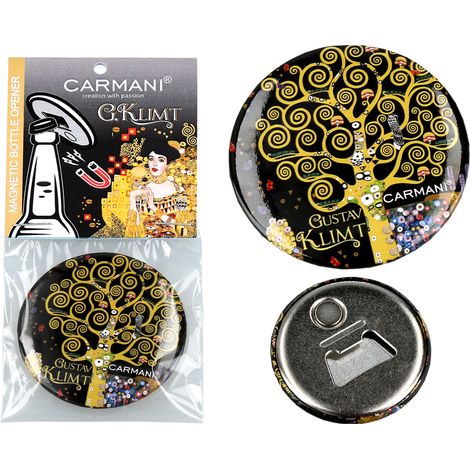 Ouvre-bouteille magnétique Gustav Klimt Arbre de Vie - Cadeau - Maison (1/4)