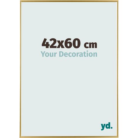 yd. - Cadre photo 42x60 - Or - Plastique - Evry