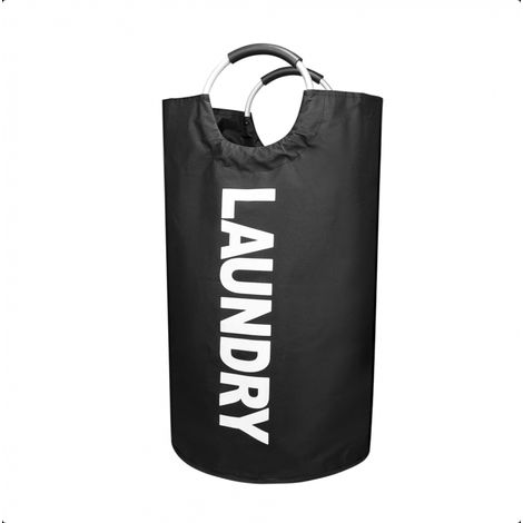 90L Paniers à linge pliable,  Panier à Linge avec poignée, Sac à Linge en Tissu Oxford, Panier Linge Sale Bac Linge Sale, Corbeille à Linge portable, trieur