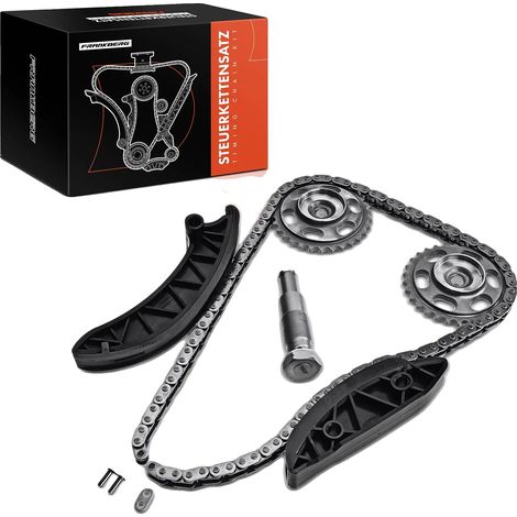 Kit catena di distribuzione, struttura in metallo resistente, novantasei maglie, compatibile con Mercedes-Benz W176 W242 W204 W205 A205 C204 C205 S204 S205, prestazioni del motore ottimizzate, facile  (1/5)