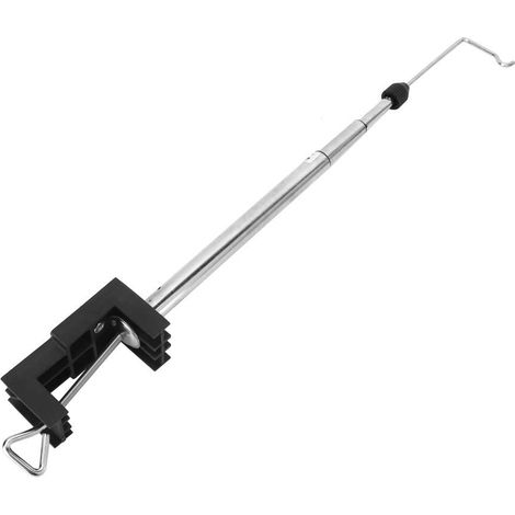 1 Support D'outil, Tige Acier Réglable, Base ABS, Rotation 360 Degrés, Pour Arbre Flexible (1/5)