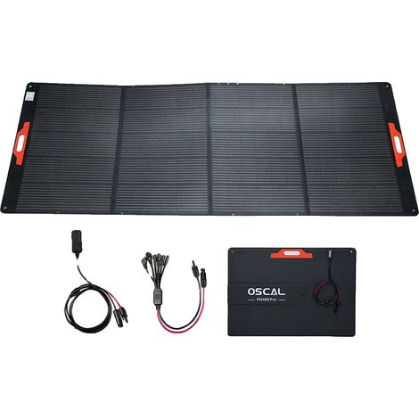 Solarmodul, 23% hohe Effizienz, wasserdichtes Design, schwarz (1/2)