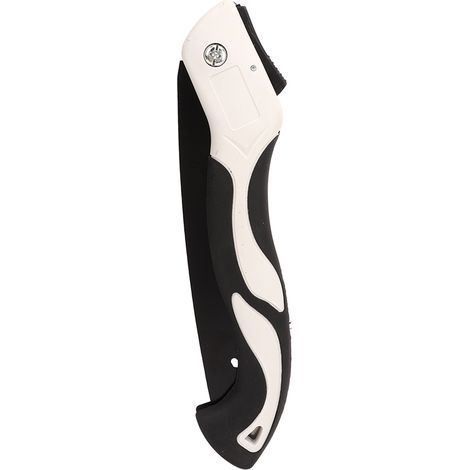 Scie pliante 210mm, lame acier pour bois sec, coupe de branches et bûches, outil compact de camping, design ergonomique, scie à main robuste pour élagage. (1/5)