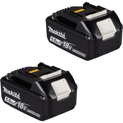 2x Makita Akku BL1850B 18V 5,0 Ah Li-Ion Original Ersatzakku,Ladestandanzeige (1/5)