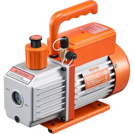 Pompe à vide rotative 100 L/min pour climatisation automobile R134a R22 R410a, kit complet avec huile pour entretien et dégazage. (1/5)