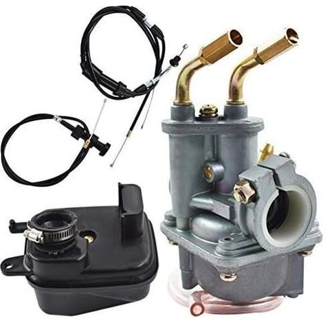 L'ensemble comprend un filtre à air de carburateur. un câble d'accélérateur et un câble de démarreur. compatible avec Yamaha Y Zinger PW 50 PW50 (1/4)