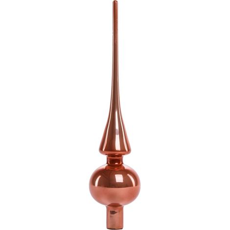 TrendLine Christbaumspitze 26 cm Glas Pink Baumspitze Weihnachtsbaumspitze (1/3)