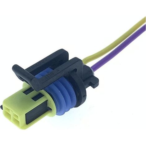 Compatible avec les douilles de lampe frontale Tianlong, les fiches en fil de cuivre pur et les pièces automobiles (connecteur femelle 2 fils) -- JB1044-2P