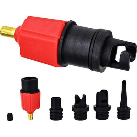 tête de raccordement pour pompe électrique montée sur véhicule, pratique et simple, en métal, pour kayak ou voiture (rouge)-15X9X5cm-Red (1/4)