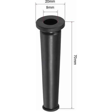Lot de 5 manchons de protection en caoutchouc pour cable de 70 mm de long pour meuleuse d'angle (1/2)