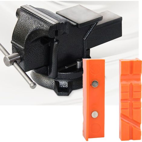 1 jeu de mâchoires de protection en TPU pour étau magnétique, accessoires d'outil de serrage, 4,5 po/6 po (1/5)