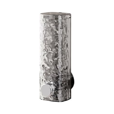 450-ml-Flüssigseifenspender mit Saugnapf, kein Bohren erforderlich, Wandmontage, schlichtes und modernes skandinavisches Design, Shampoo-Flasche zum Ausdrücken, für Bad und Küche – AquaForge (1/4)