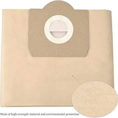 Sacs Aspirateur pour Karcher 6.959-130.0 WD3 WD3P MV3 Sacs Filtrants en Papier de Rechange pour Aspirateur Wet & Dry, Sac pour Karcher WD3 Premium Accessoires Pièces Détachées(5 lots) laola (1/5)