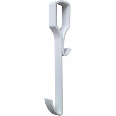 Pika' 1 appendino per box doccia boa satinato bianco 30 centimetri accessorio bagno