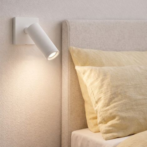 Petite Applique liseuse led encastrable blanc mat Asia (1/4)