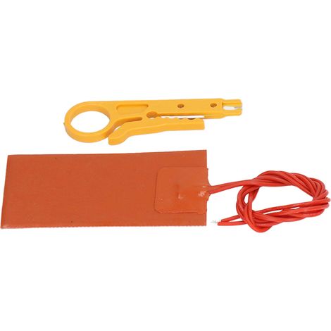 Flexible Silikon-Heizmatte 12V 15W 250°C, hocheffizientes Wärmeleitpad, sichere Wärmeübertragung, beständig gegen extreme Hitze. (1/5)