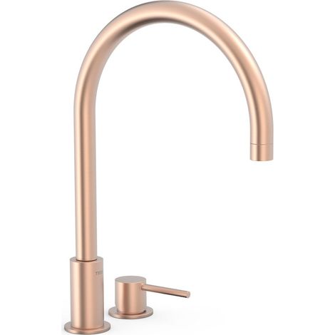 TRES 26110501OPM STUDY EXCLUSIVE Grifo Monomando De Repisa Para Lavabo Oro Rosa Mate - ref: 26110501OPM (1/2)