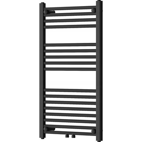Radiador secatoallas eléctrico 370W 90x50x3cm, Negro (1/4)